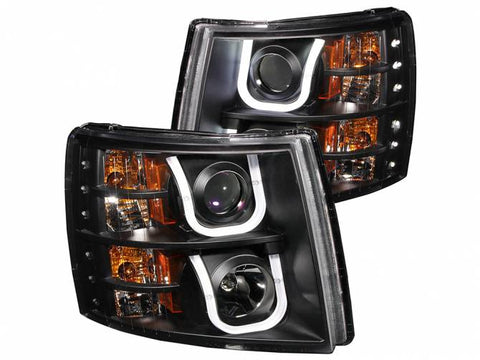 Anzo Black U-Bar Projector Headlights