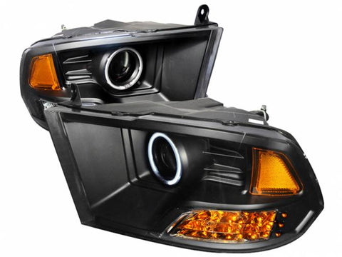 SPEC-D Black Halo Projector Headlights