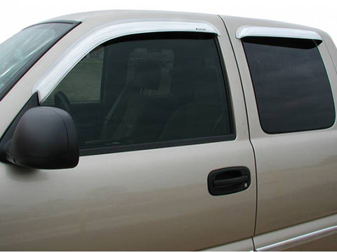 Stampede Chrome Window Deflectors